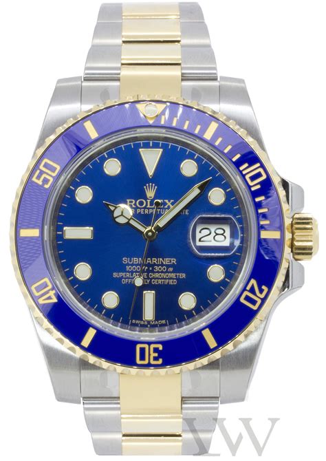 Rolex oyster perpetual submariner blue